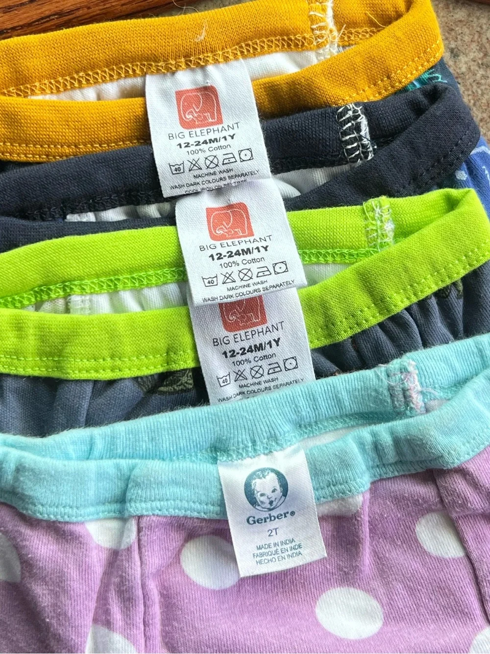 2T Big Elephant Training Underwear Cotton